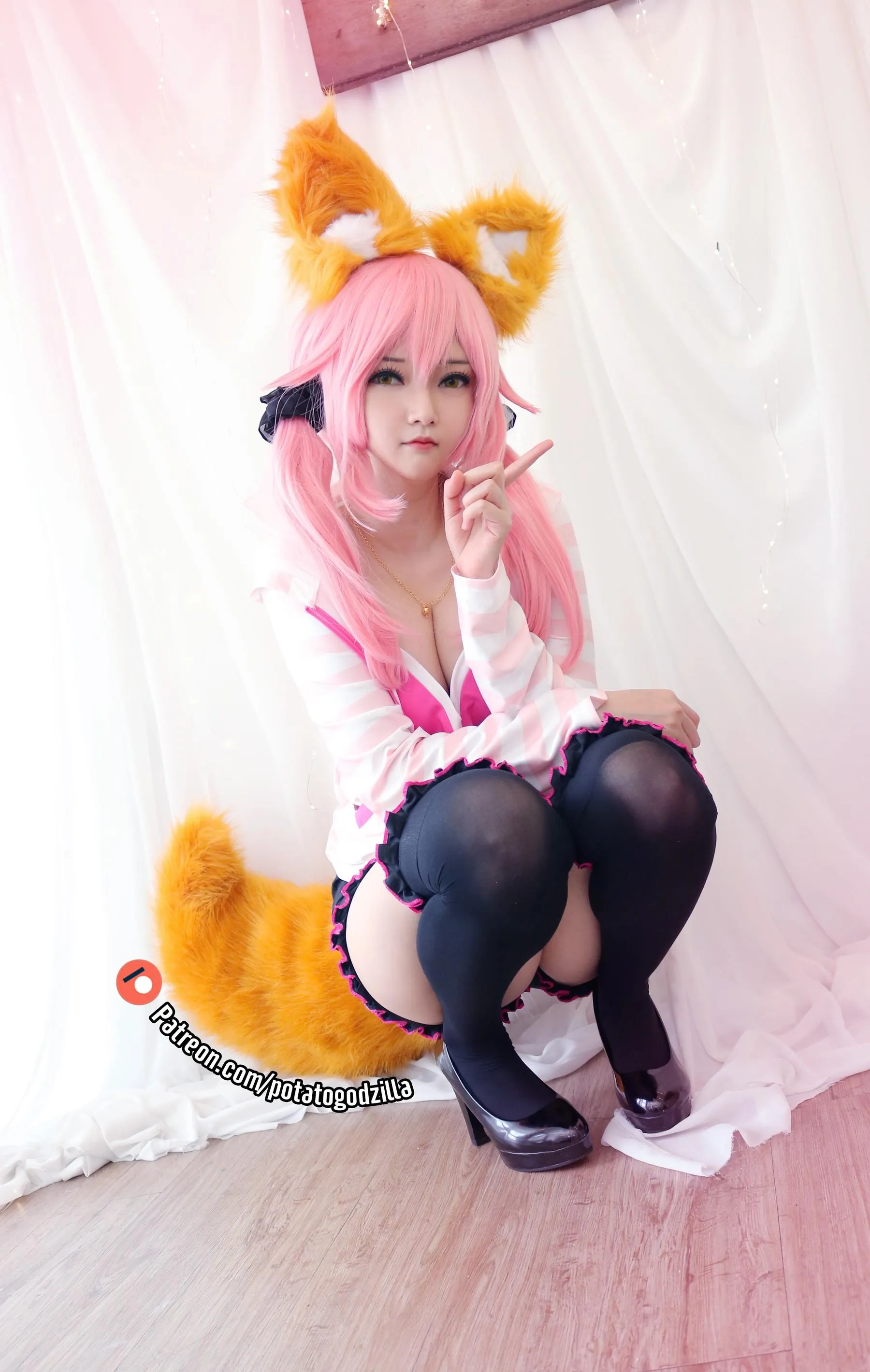 Potato Godzilla – NO.76 Tamamo School Uniform [50P]插图4